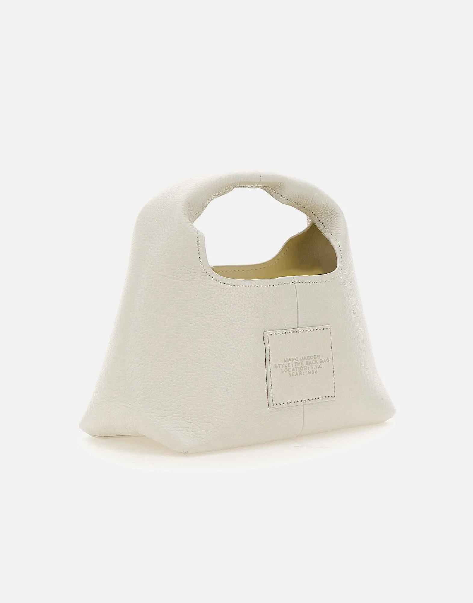 Optical White Mini Sack Bag