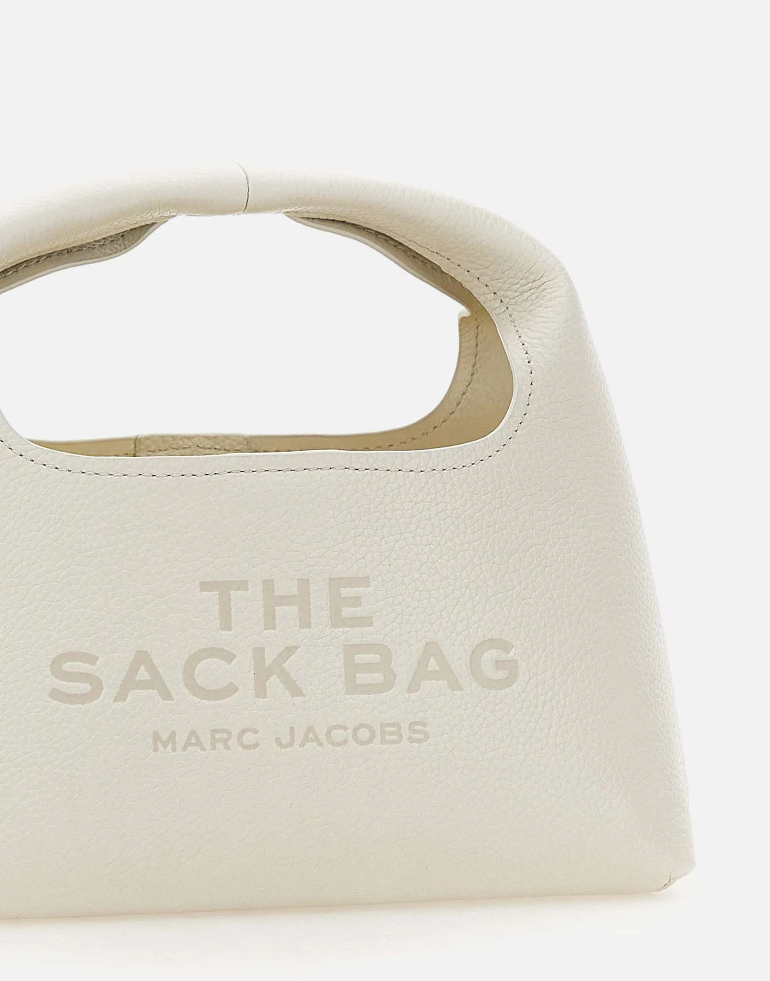 Optical White Mini Sack Bag