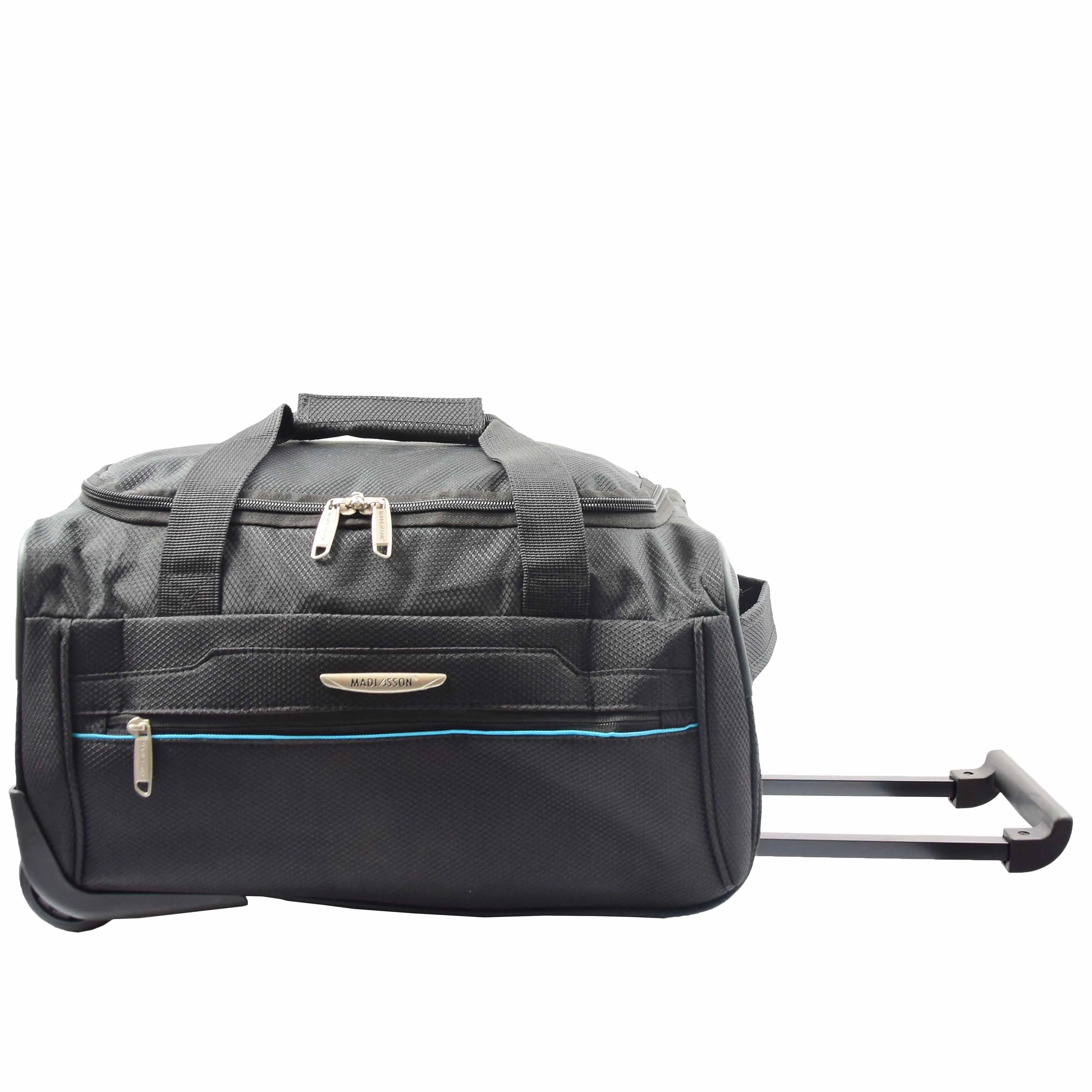 Overnight Wheeled Holdall Travel Bag A405 Black