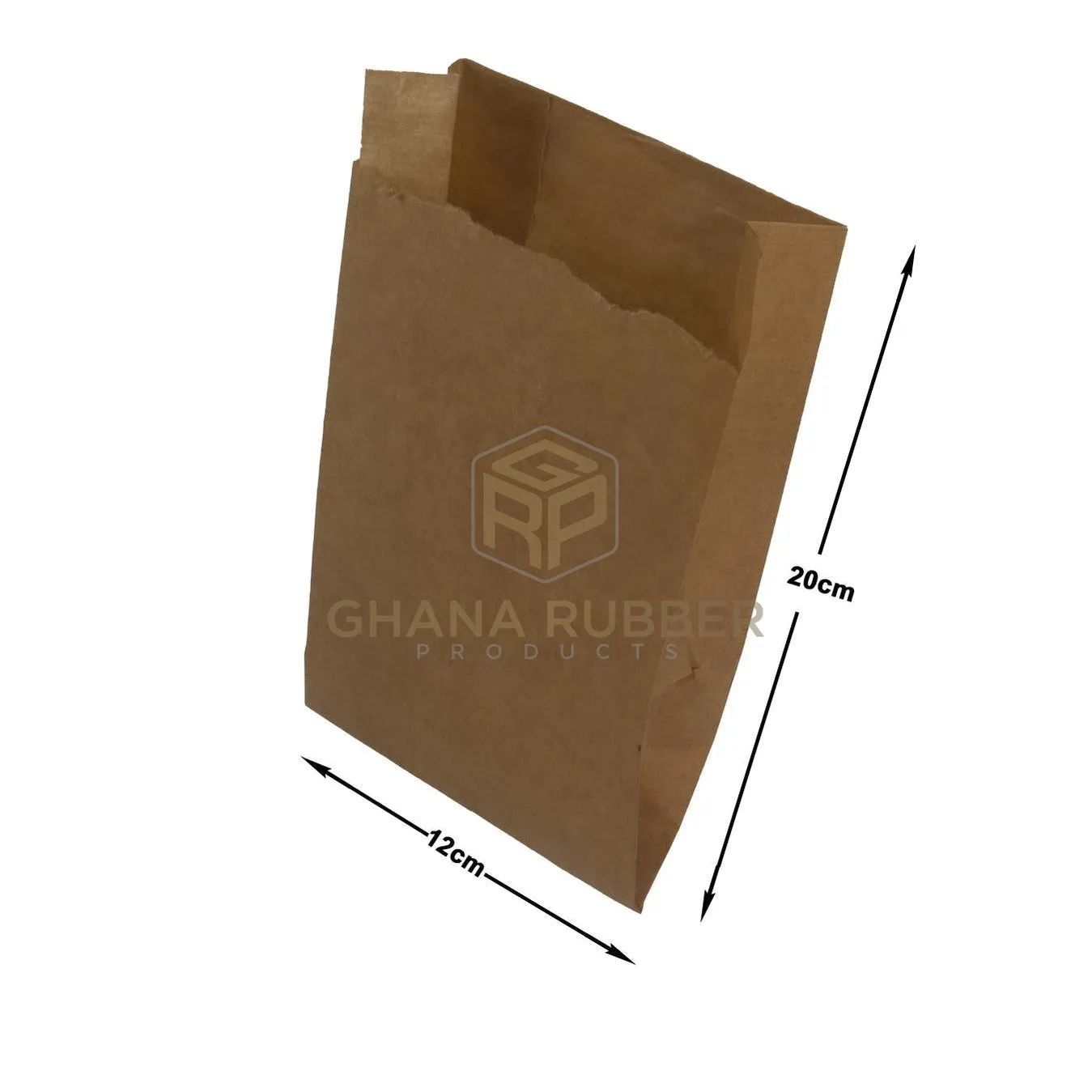 Paper Bag For Pastry Small Brown