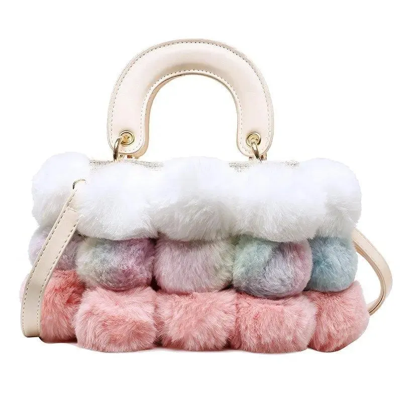 Pom Pom Detail Handbag