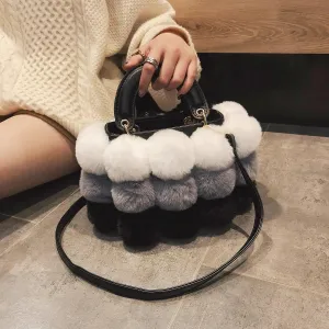 Pom Pom Detail Handbag