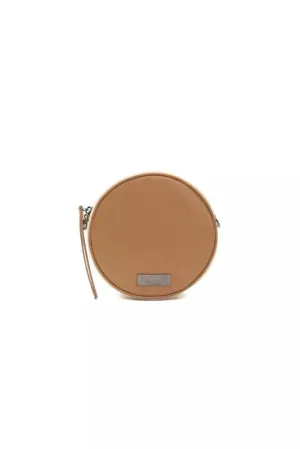 Pompei Donatella Brown Leather Women Crossbody