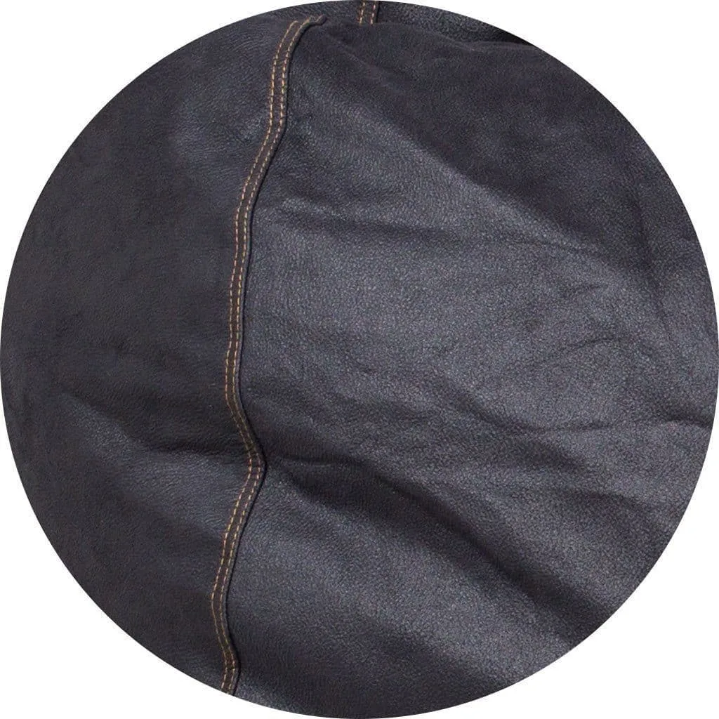 Pouf Cover - Faux Leather