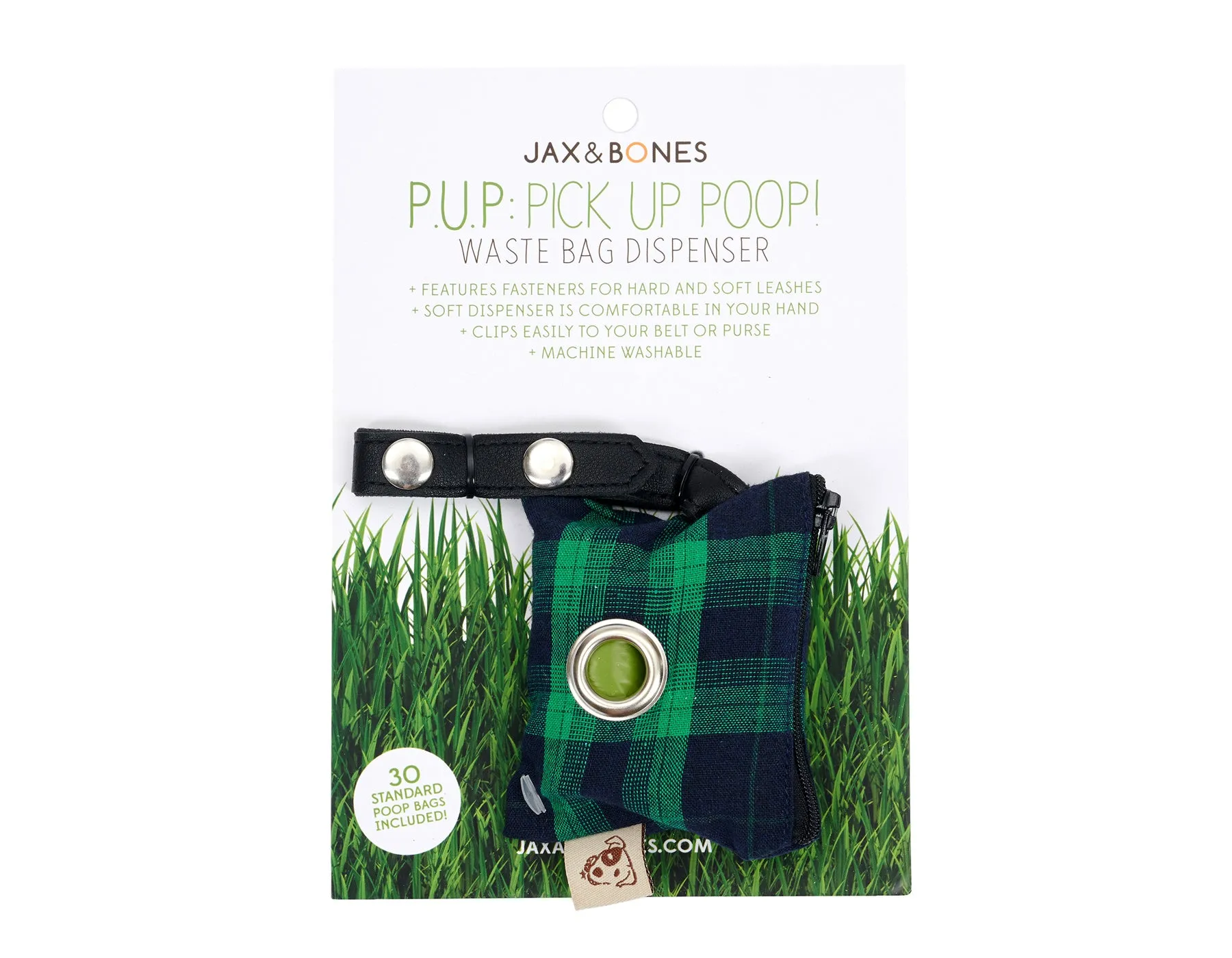 P.U.P. Tartan Navy & Green