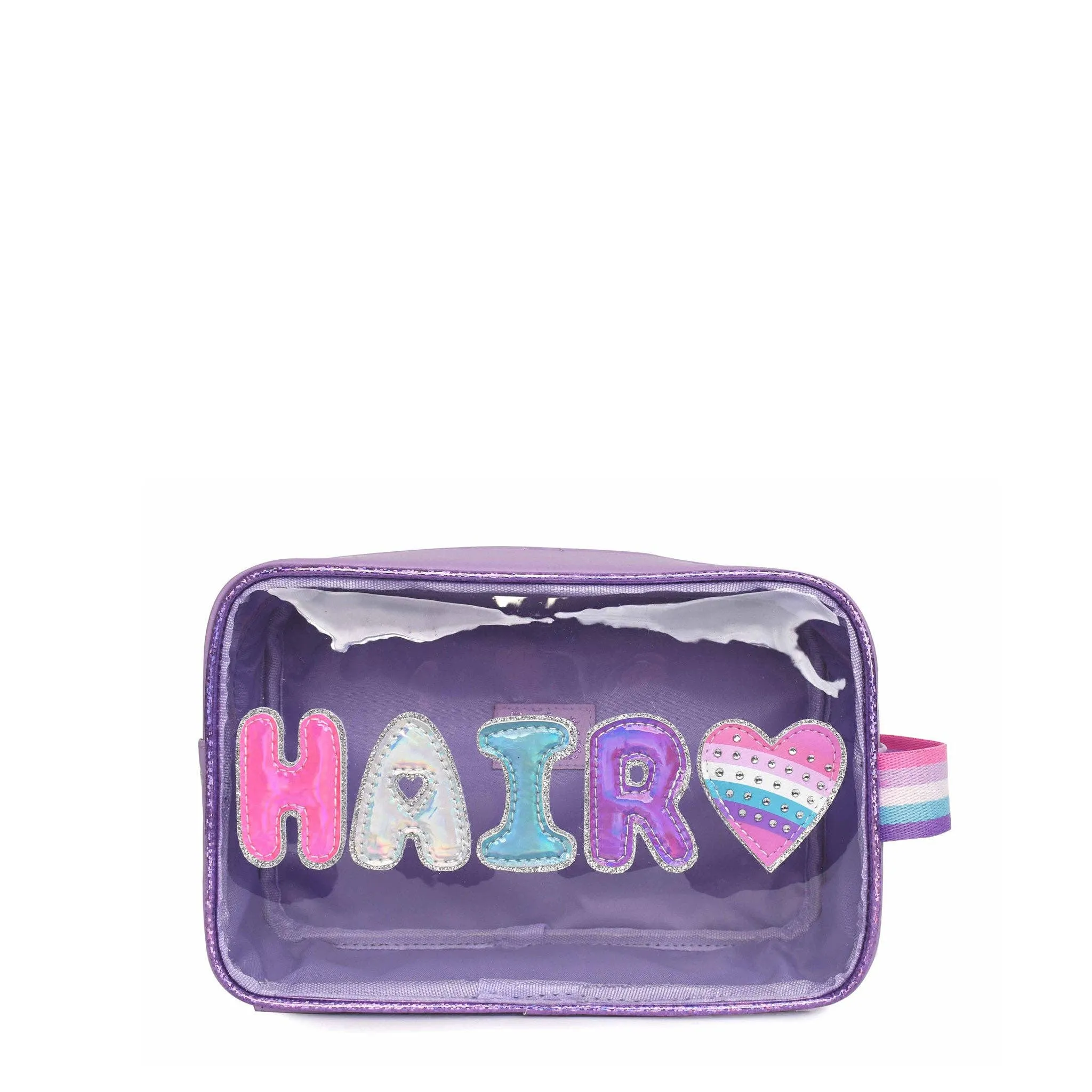 Purple Peekaboo Pouch - Hair