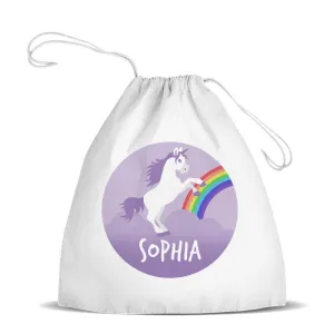 Purple Unicorn Premium Drawstring Bag (Temporarily Out of Stock)