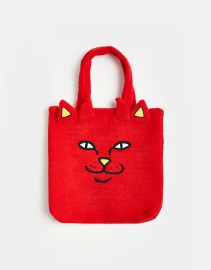 RIPNDIP Lord Devil Fluffy Tote - Red