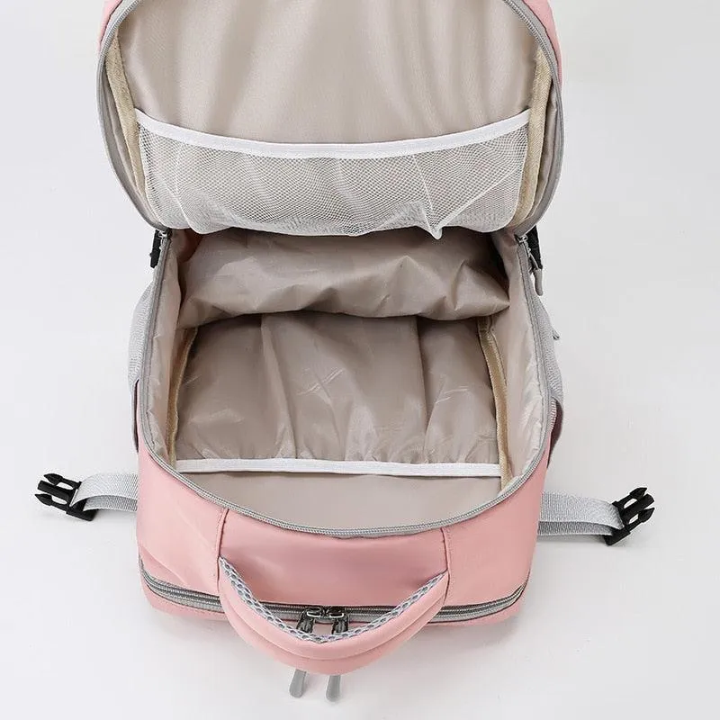 Soft Girl Hidden Pockets Travel Backpack