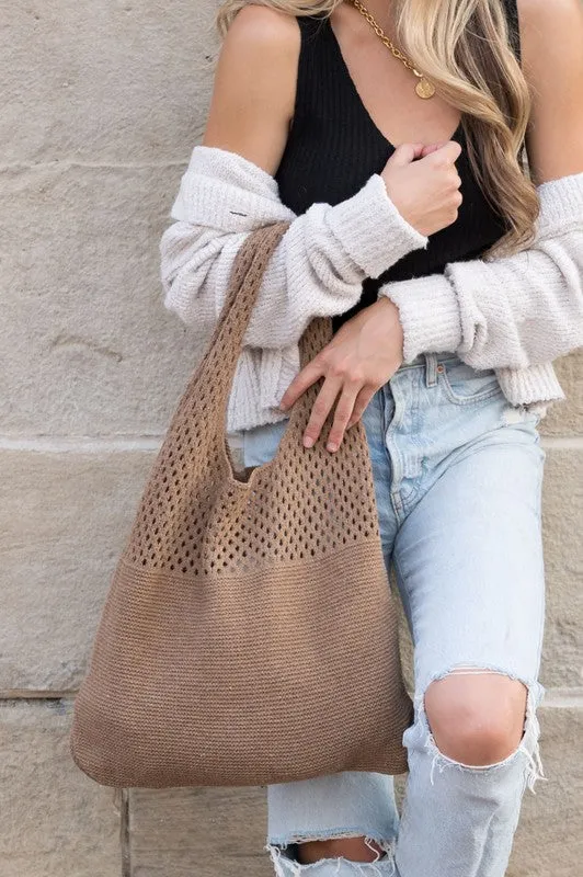 Soft Knit Hobo Bag