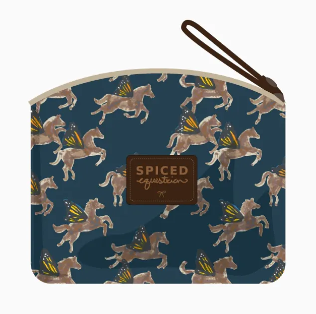 Spiced Equestrian Makeup Bags