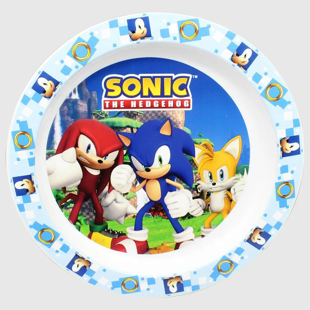 Stor Sonic Kids Microwave-Safe Plate