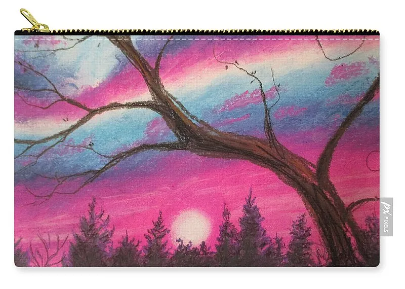 Sunsetting Tree - Carry-All Pouch