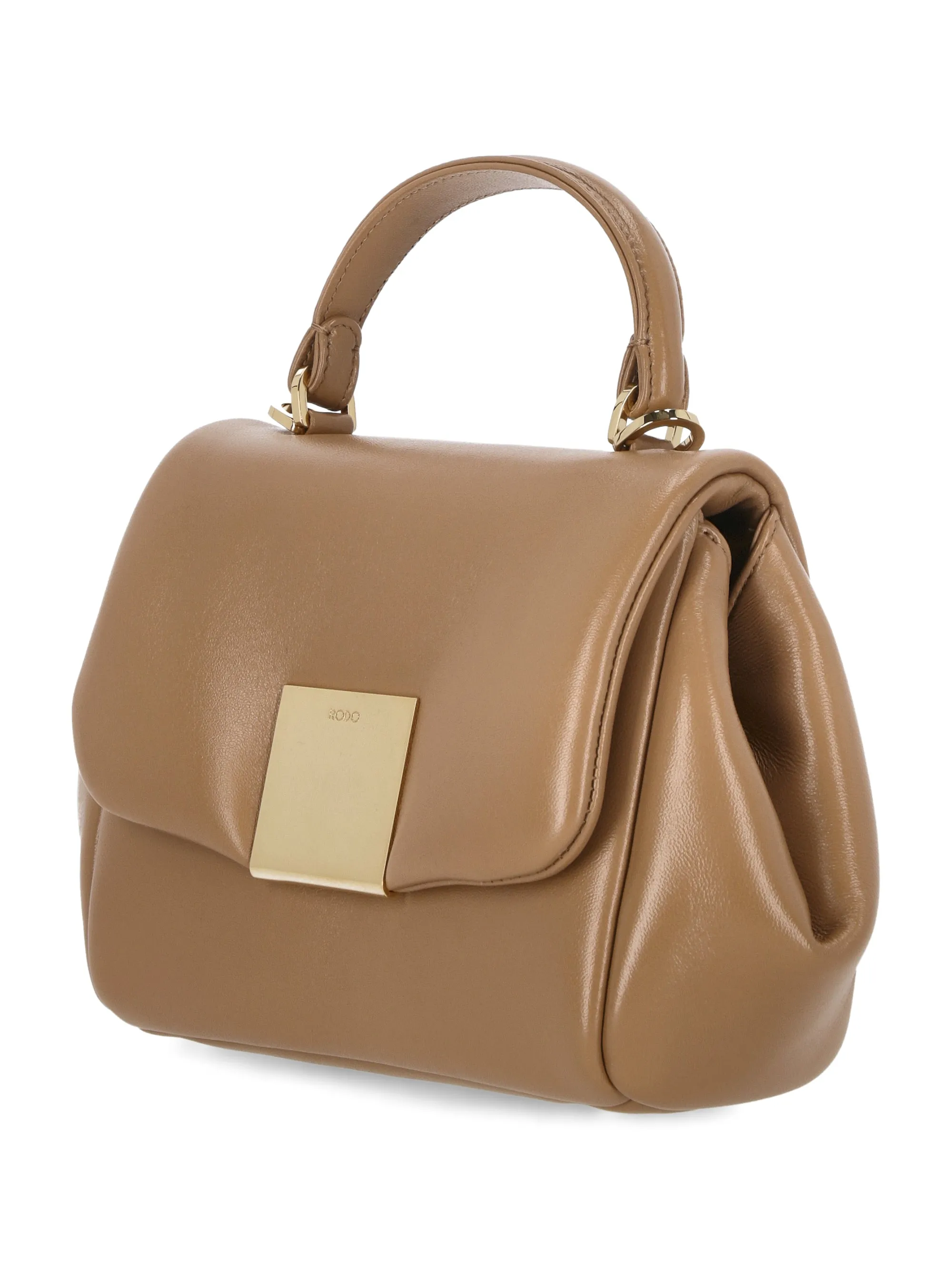 Tobacco Brown Calf Leather Bag