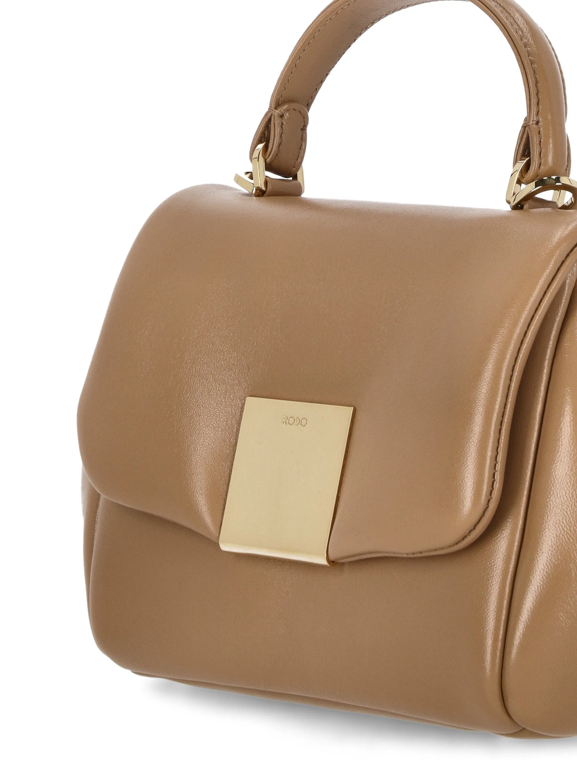 Tobacco Brown Calf Leather Bag