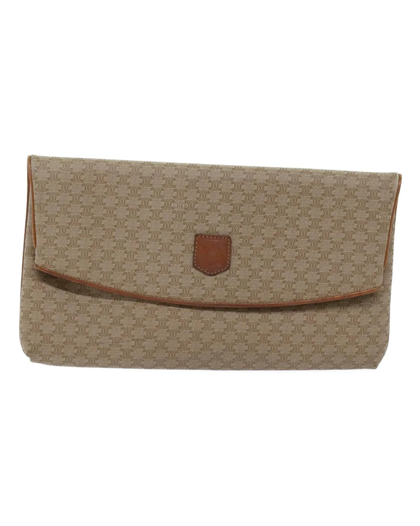 Vintage Macadam Canvas Clutch Bag