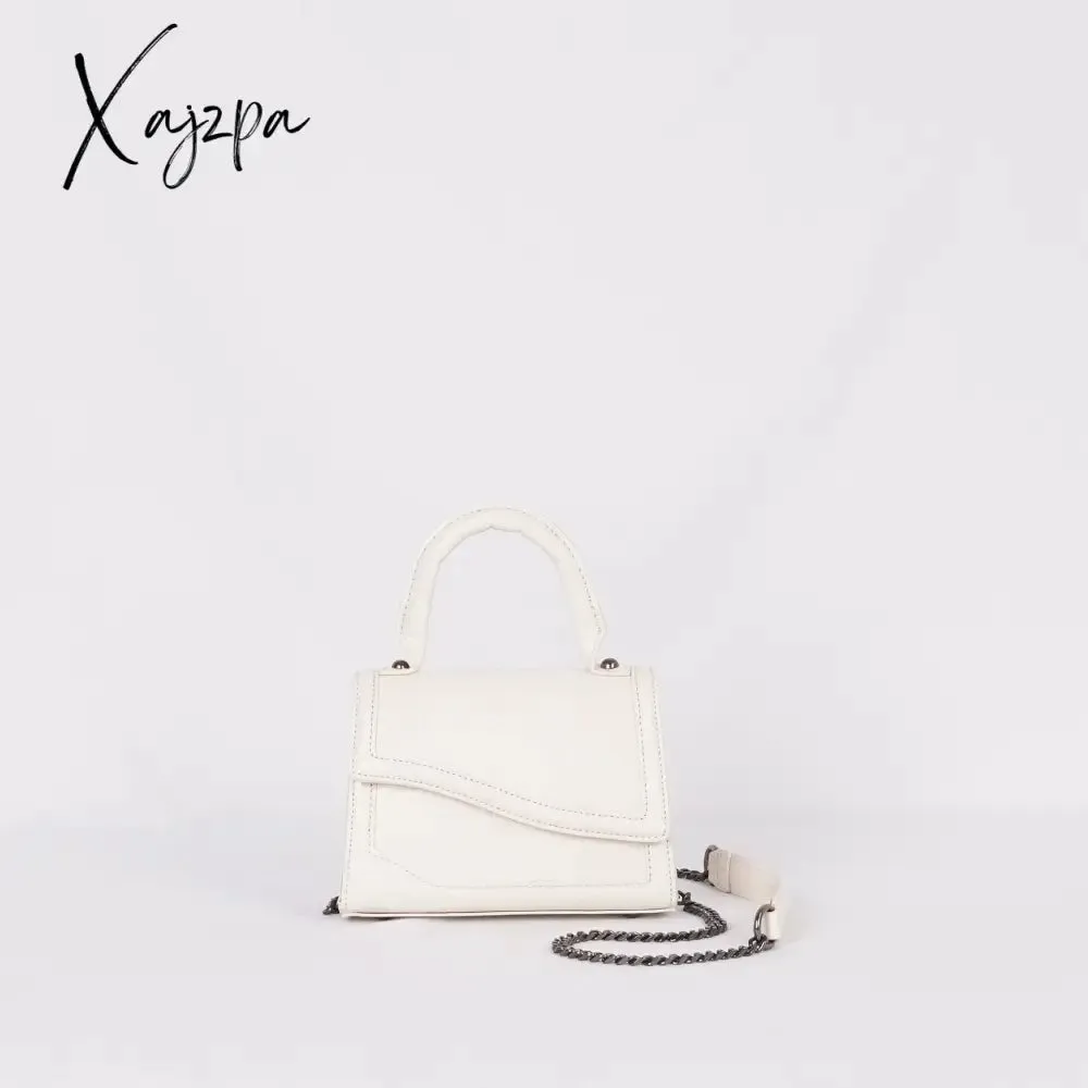 Xajzpa - Fashion Crocodile Pattern Women Bags small PU Leather Shoulder Bags for Women Chain Designer Luxury Handbag Female Travel Tote