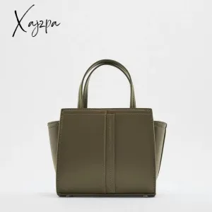 Xajzpa - New Fashion Trendy Chain Messenger Bag Handbag Fashion Square Bag High Quality Ladies Textured Crossbody Shoulder Bag