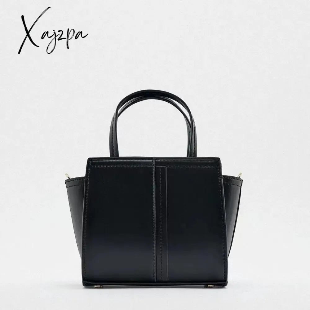 Xajzpa - New Fashion Trendy Chain Messenger Bag Handbag Fashion Square Bag High Quality Ladies Textured Crossbody Shoulder Bag