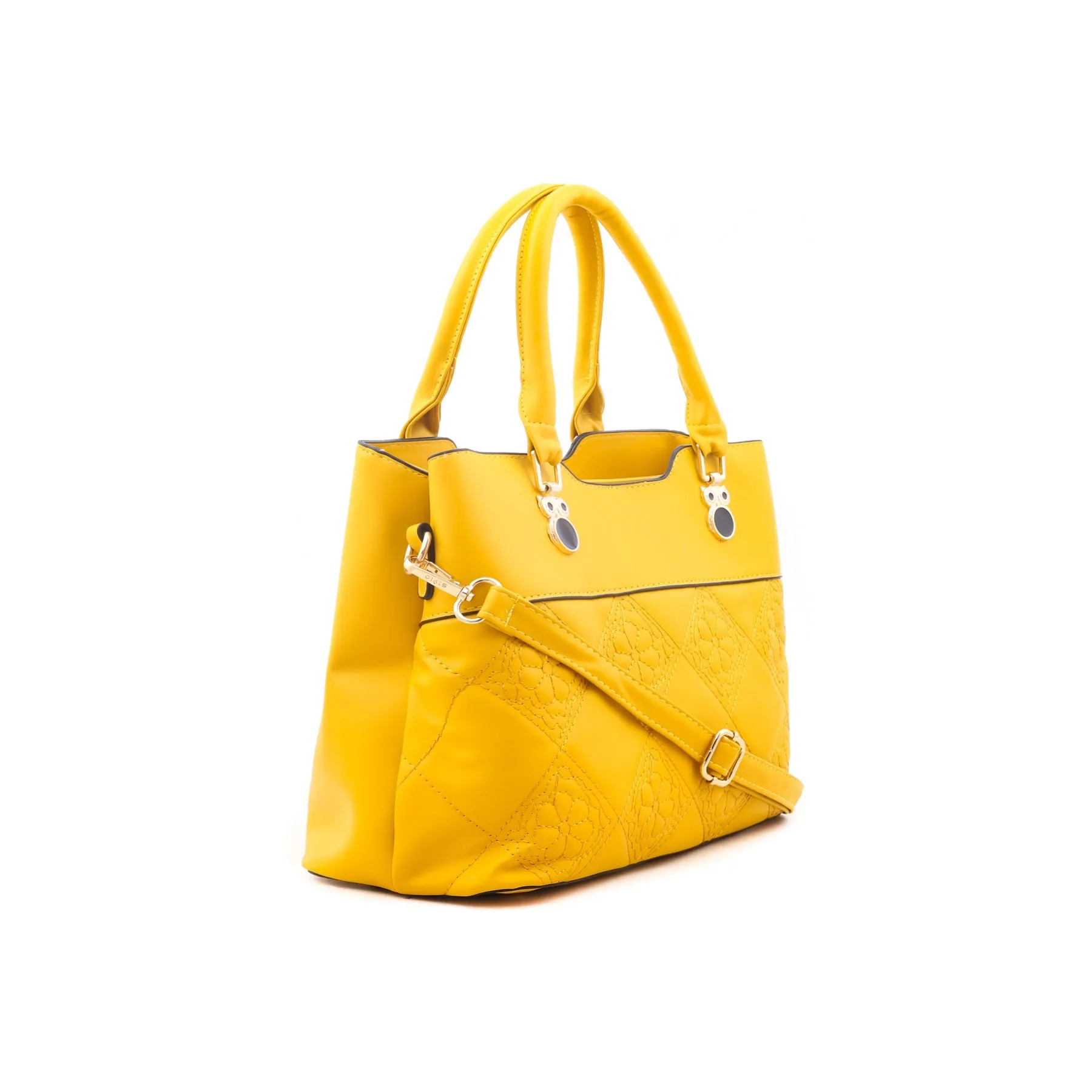 Yellow Formal Hand Bag P35590